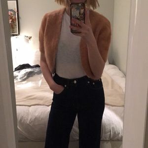 Michael Kors Cropped Tan Sweater NWT Size Med